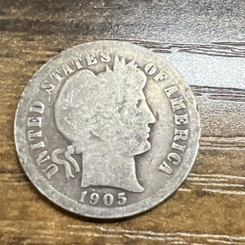 1905-O BARBER LIBERTY DIME - Actual Coin Good Readable Date & Mint