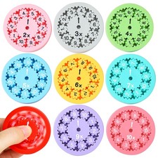 Math Fidget Spinners, Multiplication Game Fidget Toys for Kids, Math Facts Fi...