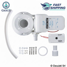 KIT DI TRASFORMAZIONE PER WC DA MANUALE A ELETTRICO 12V ACCESSORI NAUTICA CAMPER