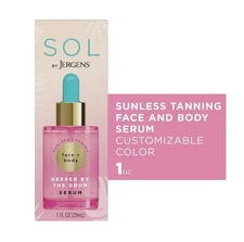 SOL by JERGENS DEEPER BY THE DROP Self Tanning Serum 1 oz SUNLESS TANNING 