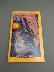 * Cobra Command (Sega CD, 1992) Complete  CIB W/ Registration Card