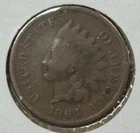 1864 1c Indian Head Cent Penny ** BROTHEL TOKEN ** A3007
