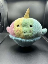 FAO Schwarz Tasties Sweet Friends Rainbow Sherbet Ice Cream Plush Stuffed Soft