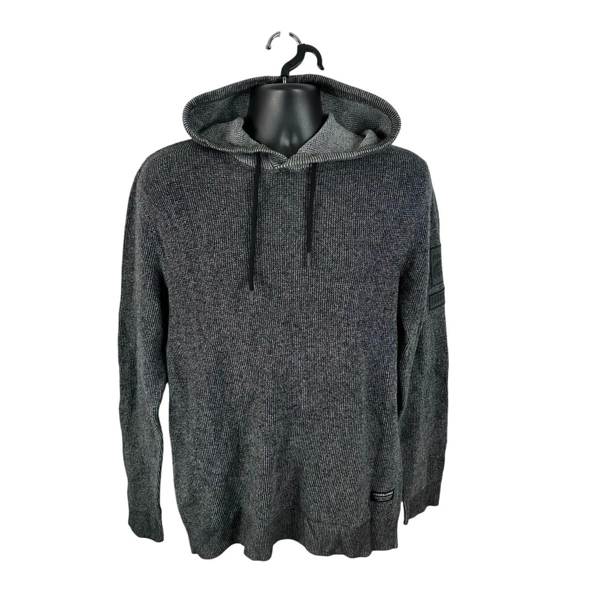 JACK & JONES Sweat Hood Jprblaatelier – Felpa Con Cappuccio Uomo – Grigio, Taglio Largo - 3