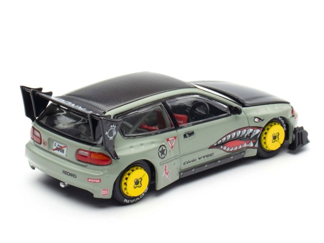 POP RACE HONDA PANDEM CIVIC EG6 SHARKMOUTH INDONESIA DIECAST EXPO