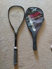 Dunlop Power Series Over Size Drive Vibrotech Squash Racket With Cover