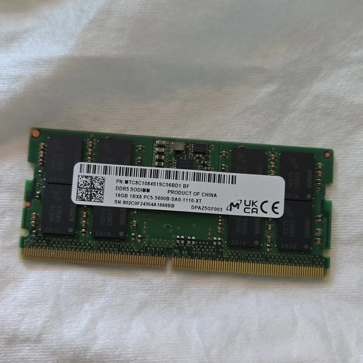 Las mejores ofertas en Micron SO-DIMM 16 GB de memoria de la
