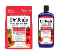 Dr Teals Limited Edition Hawaiian Bliss  Epsom Salt & Foaming Bath | Pack Of 2