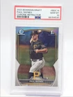 PAUL SKENES 2023 BOWMAN CHROME DRAFT 1ST REFRACTOR PIRATES PSA 10 Q3325