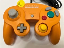 Official Nintendo GameCube Controller  Orange  Official OEM DOL-003 Joystick