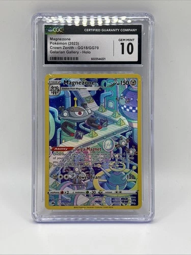 Magnezone GG18/GG70 Crown Zenith Galarian Gallery CGC 10 Gem Mint! not PSA