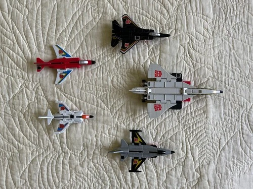 1986 Transformers G1 Superion Aerialbot Set 100% Complete w/Filecards & Booklet