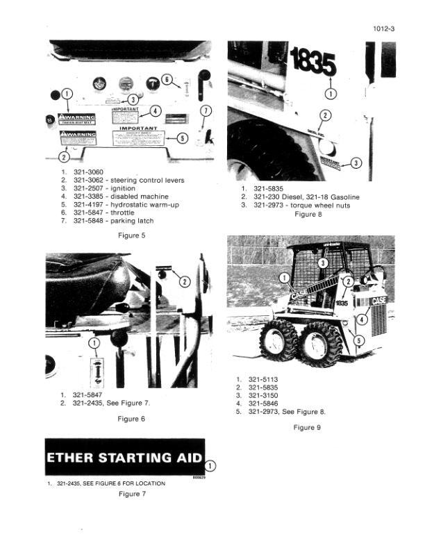 Case 1835 Uni-Loader Skid Steer Service Manual Repair Shop Book | eBay