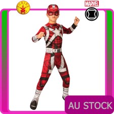 Boys Red Guardian Costume Black Widow Halloween Marvel Child Superhero Jumpsuit