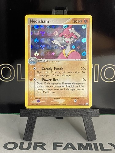 Medicham 42/101 Holo Foil Uncommon NM Pokemon card EX Hidden Legends set - Picture 2 of 6