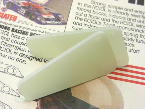 Custom FRP G10 Fiberglass Nerf Wing Set for Vintage Team Associated RC10L RARE ! - Picture 2 of 4