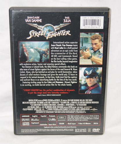 Street Fighter (DVD, Collectors Edition, Widescreen) w/ insert van damme - Picture 2 of 3