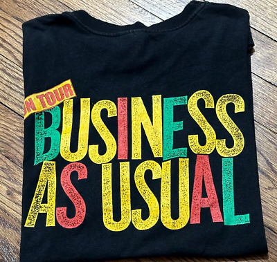 1991 EPMD 40 Ounces of Power Business As Usual tour T-shirt vtg