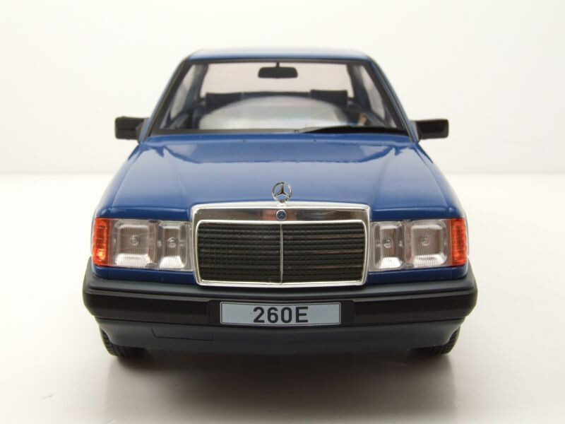 Mercedes 260E W124 Limousine 1984 Dark Blue Metal MCG 18411 1/18