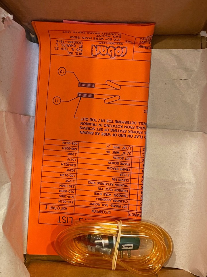 New Robart 520W1 Tri gear retracts with air kit (ROBQ0570) eBay