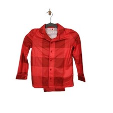 NWT 2 Piece Target Checkered Pajama Set Boys in Red Size 6