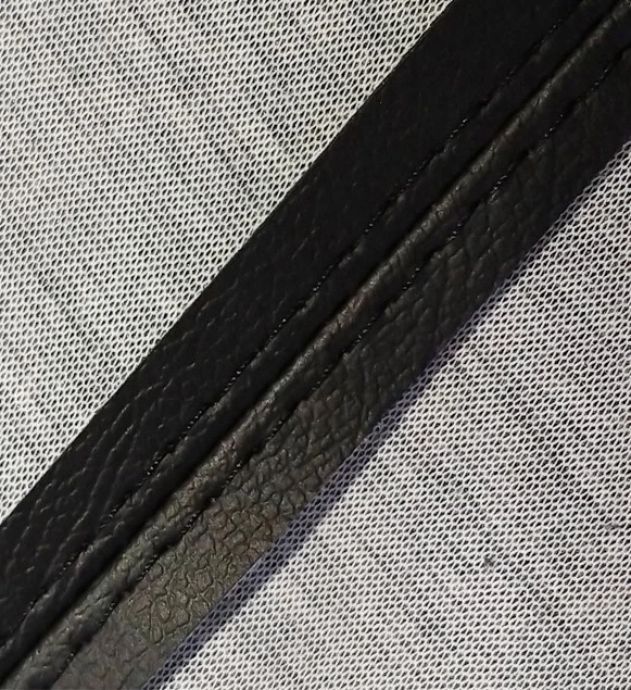 Painel de porta apoio de braço capa pele PVC couro para Acura TSX 2009-2014 preto - Imagem 3 de 4