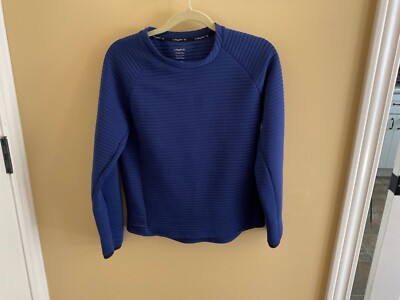 Layer8 Boy's Long Sleeve Qwick-Dry Ribbed Crew Neck Layer Shirt Size XL (14-16)