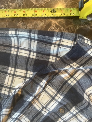 MENS 3XL - Vtg Carhartt Button Up Flannel Rancher Work VTG 90s Y2K Vibes Shirt - Picture 6 of 23