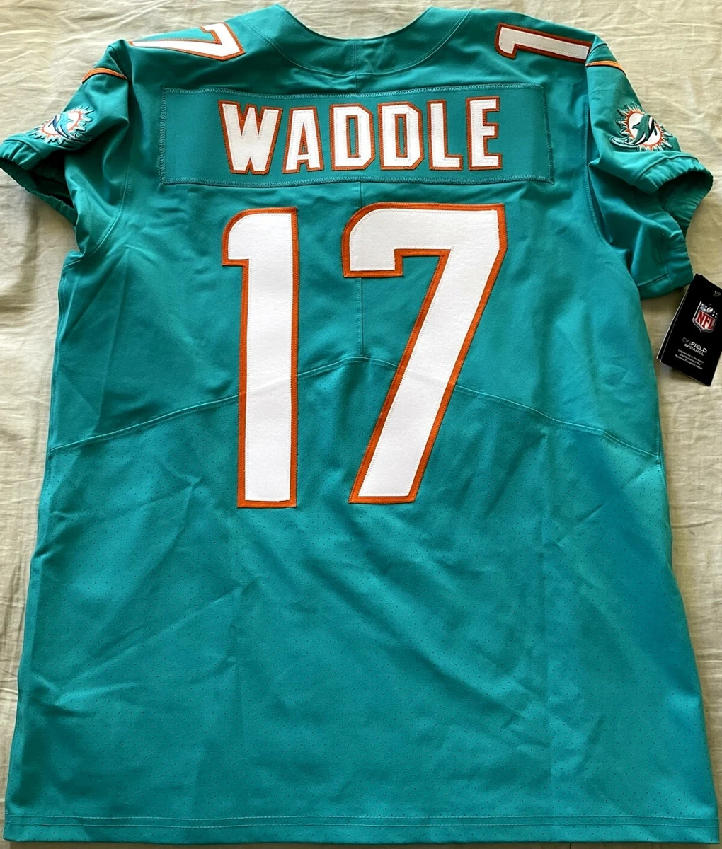 Jaylen Waddle Miami Dolphins 2021 ROOKIE authentic Nike Elite game model  jersey