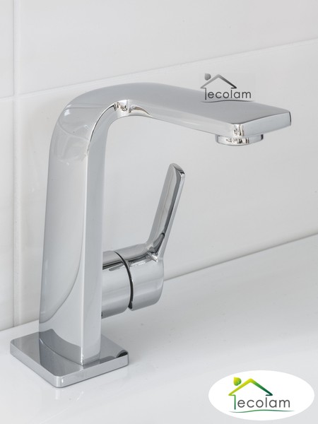 Waschtischarmatur Einhebelmischer Waschbecken Chrom Wasserhahn Armatur Bad Alize-image