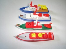 SEA RESCUE 1995 MODELLINO BARCHE E NAVI SET KINDER SORPRESA GIOCATTOLI PLASTICA MINIATURE
