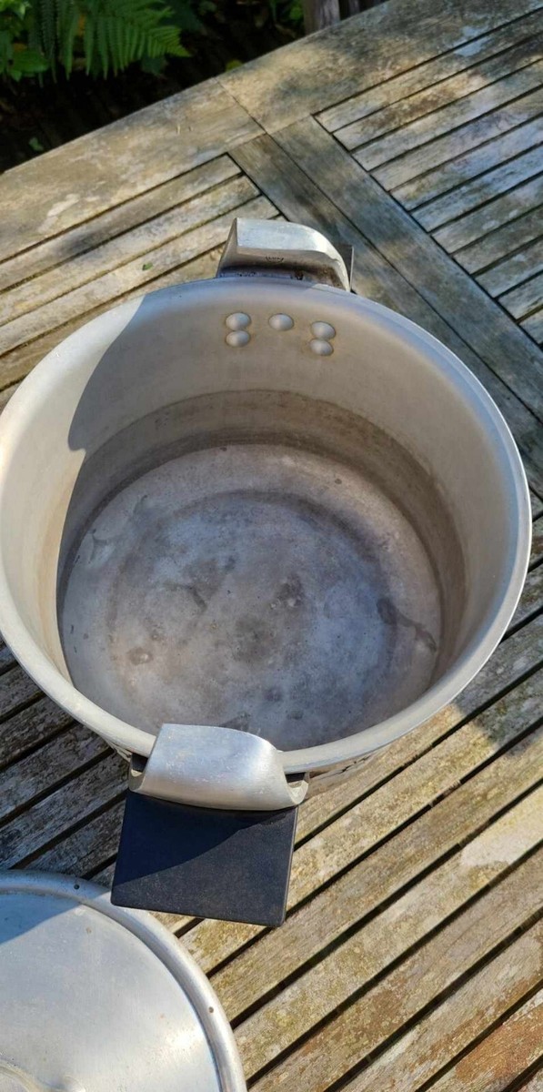 Cocotte Minute SEB 8 Litres – Décor Vintage, Aluminium, France, 01/1981, Occasion