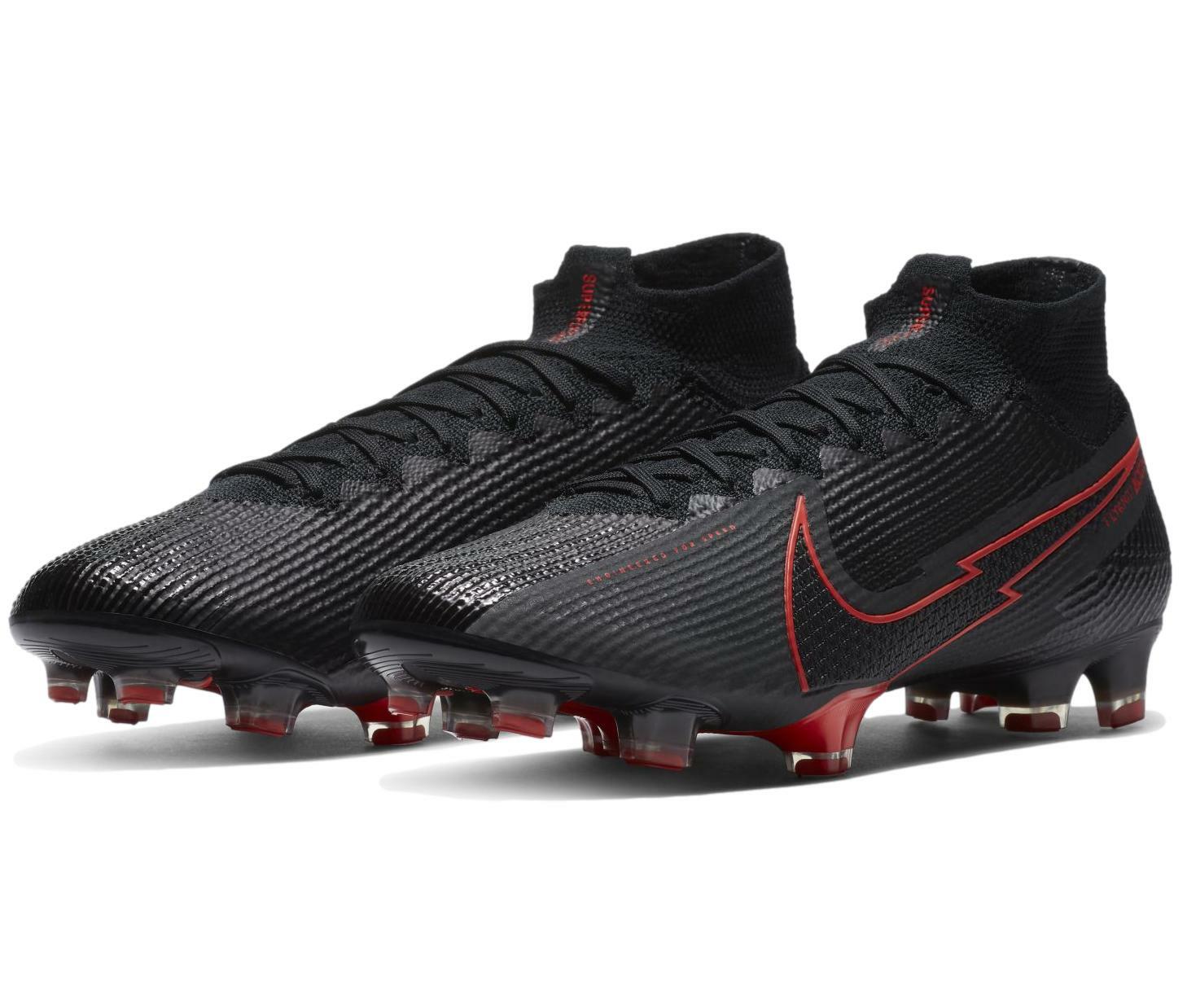 nike mercurial superfly red and black