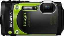 USED Olympus Tough Stylus TG-870 Compact Digital Camera GREEN
