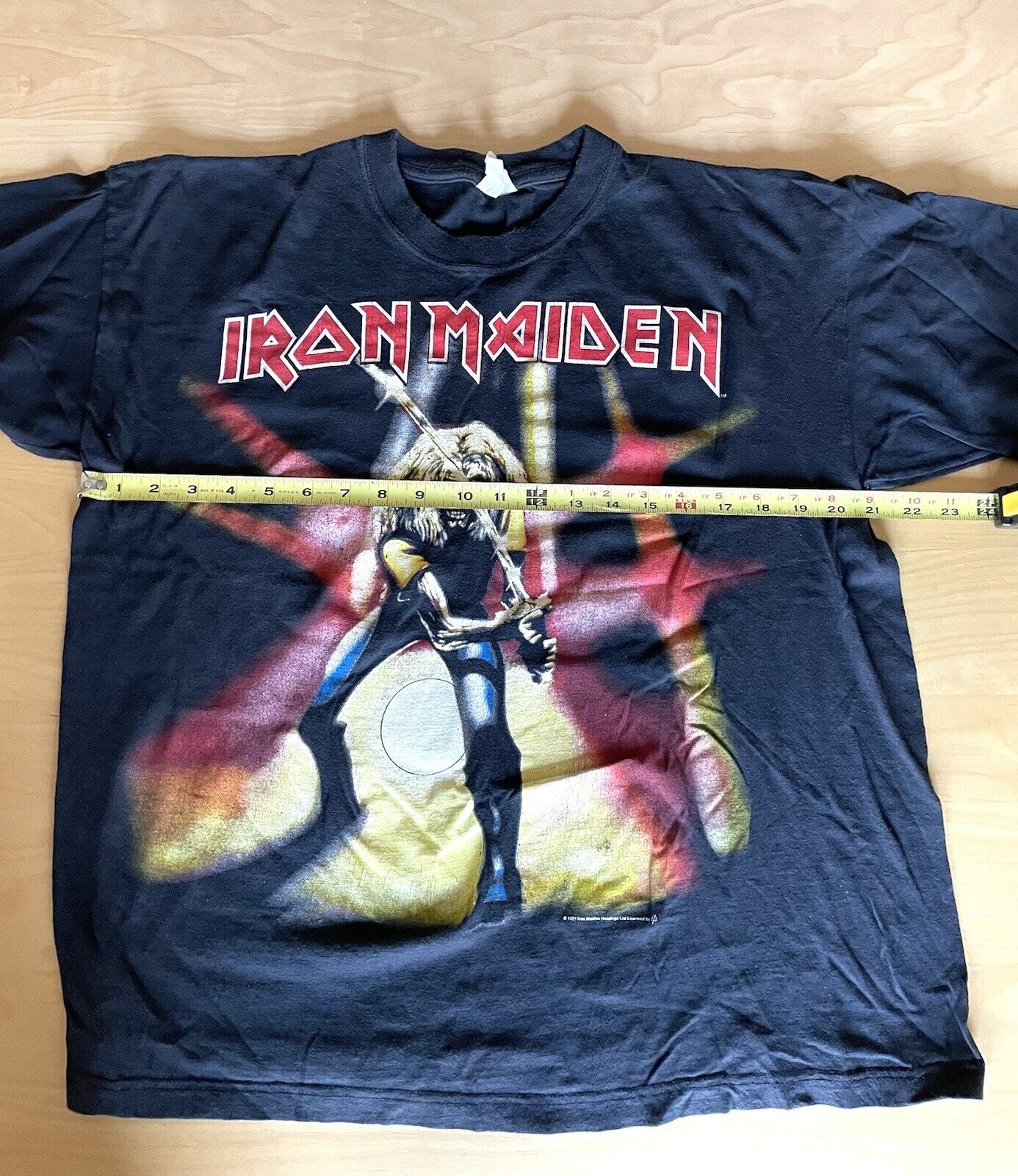 Iron Maiden Maiden Japan Vintage 90’s Black Xl - image 4