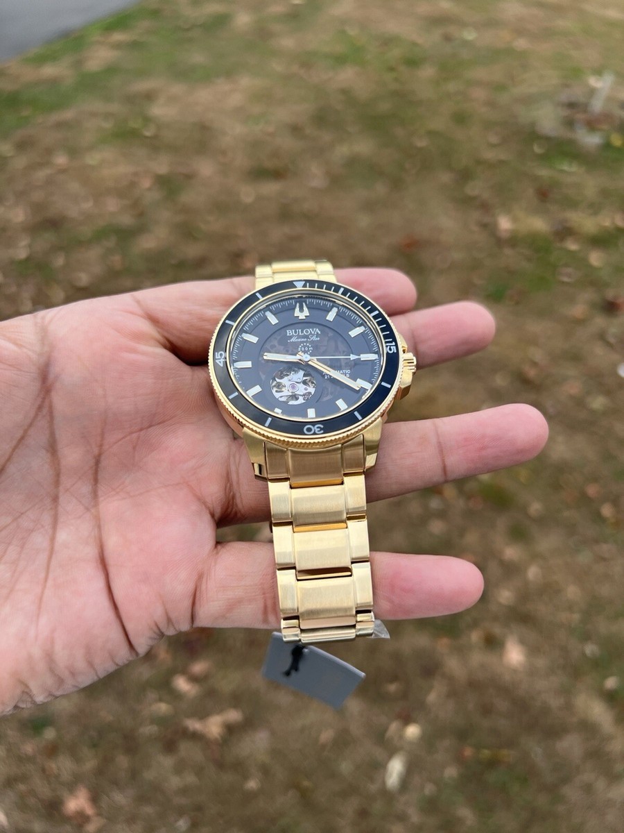 Bulova Men's Automatic Marine Star Series C Gold-Tone