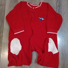 Vintage Baby Footie Pajamas Zip Up Sleeper 2T