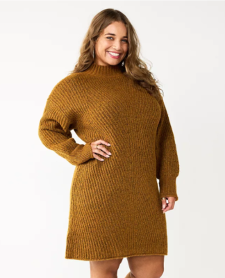 fuzzy brown dress No Options Fuzzy Mini Dress – EDGE