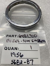1956 Packard Sr Seat Emblem Bezel - 6481300