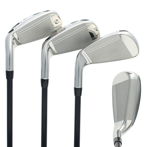 Mens Powerbilt Golf EX550 Hybrid Iron Set 4 5 6 7 Senior A Flex Rescue