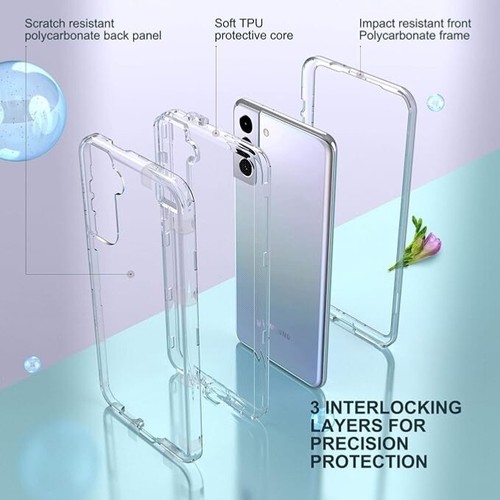 ULAK for Samsung Galaxy S21 Case Sparkly Heavy Duty Shockproof Case