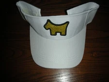 NEW, MEN'S GOLF HAT, VISOR WITH GOLD SCOTTY CAMERON PATCH SEWN, CUSTOM, OSFA