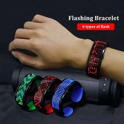 Pulsera de que brilla en la para andar bicicleta, regalo de fiesta. Flash | eBay