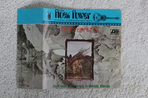 Led Zeppelin - Black Dog - Mexican Picture Sleeve PS 7" - Picture 2 of 3