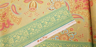 50 x 110 cm Amy Butler ''Soul blossoms  Sari'' grün pink aqua Rowan Westminster