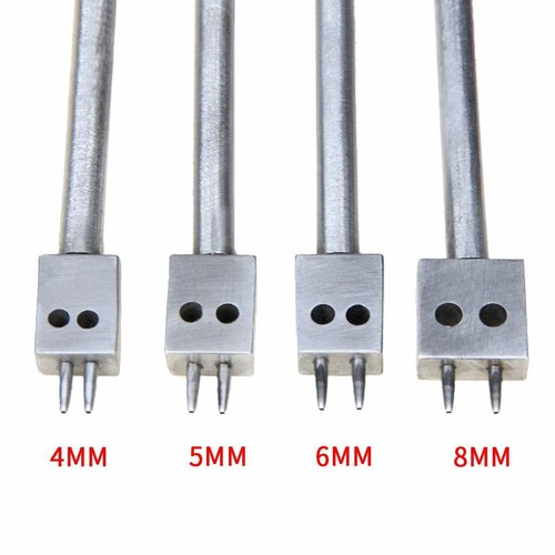 3/4/5/6/8MM Leather Craft Tools Hole Chisel Graving Stitching Punch Tool Set USA - Picture 4 of 13