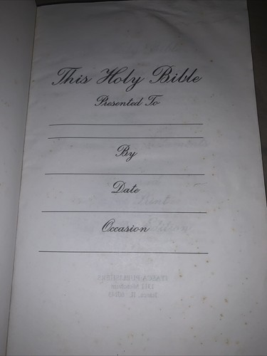 Holy Bible KJV Giant Print Handi-Size Edition Red Letter Itasca Publishers - Imagen 4 de 7