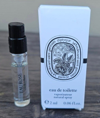 Diptyque Eau De Toilette Eau de Rose Vial 2ml 0.06oz. Sample C1