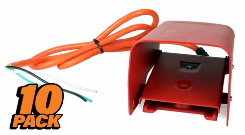 QTY 10 Toledo Pipe 36642 B294 Foot Pedal Switch fit RIDGID® 300 535 1224 Thread - Picture 1 of 5