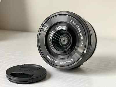 Sony E PZ 16-50mm f/3.5-5.6 OSS Lens for Sony E-Mount Cameras Black-Open box